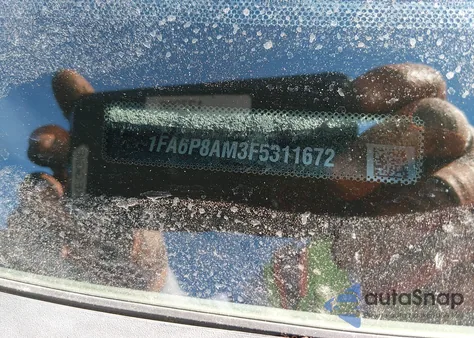 2015 Ford Mustang V6 from USA, damaged, VIN 1FA6P8AM3F5311672